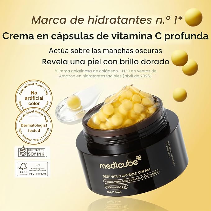 Norielle Skin – Crema Facial con Cápsulas de Vitamina C
